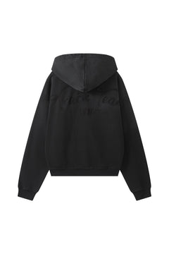 Track Team Hood - WASHED BLACK