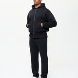 Track Team Hood - WASHED BLACK